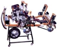 Automotive Chassis 4 Wheel Drive Turbo Petrol Engine with Electronic Injection Model AM 142