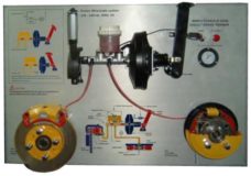 Automotive Basic Hydraulic Dual Circuit Brake System Demonstrator Model AM 020