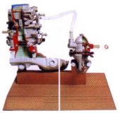 Automotive Carburetor with Mechanical Fuel Pump Model AM 060