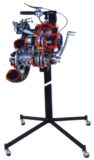 Automotive Two-Stroke Petrol Engine with Gearbox Model AM 096