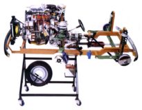 Automotive Chassis Front-Wheel Drive Longitudinal Position (Carburetor) Model AM 151