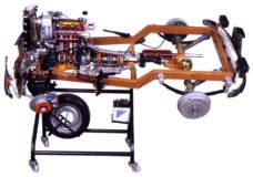 Automotive Chassis Rear – Wheel Drive Four Stroke Single Cylinder Diesel SOHC Engine Model AM 153M