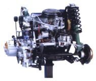 Automotive Front Wheel Drive 4 cylinder 4 Stroke Petrol Engine Electronic Ignition Model AM 137