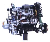 Automotive Front Wheel Drive 4 Stroke 4 Cylinder Petrol Engine Model AM 136