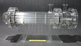 Multi-Pass Floating Heat Exchanger Cutaway Model THC 003