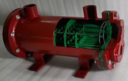 Shell & Tube Heat Exchanger Cutaway Model THC 009