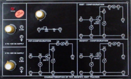 CHARACTERISTICS OF FET, MOSFET, IGBT TRAINER Model ETR 005