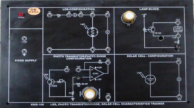 LDRs, Photodiodes, Phototransistors & Solar Cell Characteristics Trainer Model ETR 015