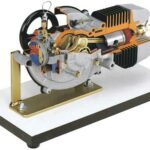 2-Stroke Motorcycle Petrol Engine Model AM 545