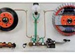 Automotive Twin Circuit Drum And Disc Brake Demonstrator Model AM 012