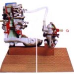 Automotive Carburetor with Mechanical Fuel Pump Model AM 060