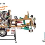 Automotive Structure Educational System (Petrol) with Electrical Fault Simulation Model AM 141