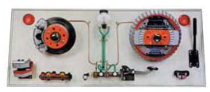 Automotive Twin Circuit Drum And Disc Brake Model AM 163