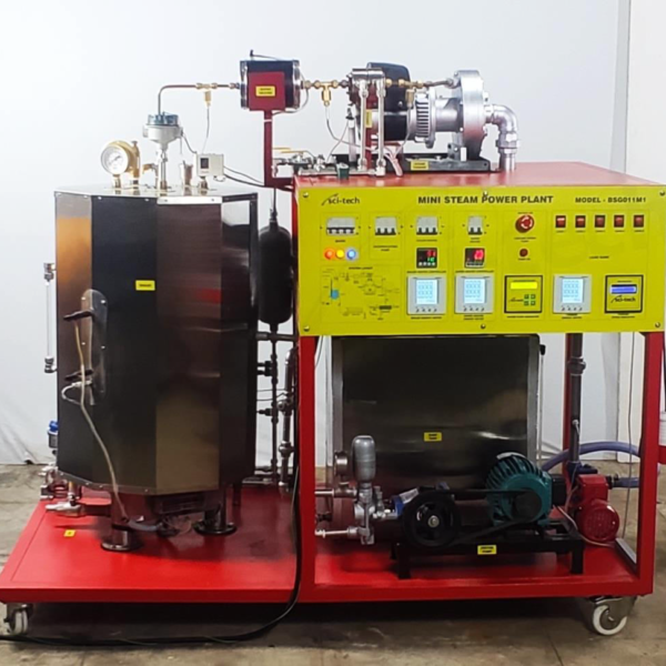 Steam Power Plant Model BSG 011- 1 KW