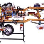 Automotive Chassis Rear - Wheel Drive 4 Cylinder 4 Stroke Petrol Engine without Body Ends Model AM 155