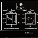 MULTI-VIBRATOR TRAINER USING 741 Model ETR 017