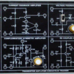 Current/Voltage Feedback, RC Coupled Amplifier, Complimentary Symmetry Amplifier Trainer Model ETR 018