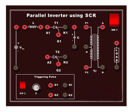 Electronic Inverter & Chopper Circuits Trainers Model ETR 031 Series