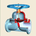 Diaphragm Valve (Cut Section) Model FMCS-DV