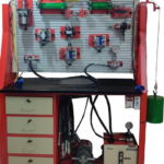 ELECTRO-HYDRAULIC TRAINER SET UP Model HT 008
