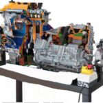 Automotive Hybrid Car Engine Cut Section Model AM 215