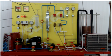 Basic Refrigeration Trainer Bench & Accessories Model RAC 076