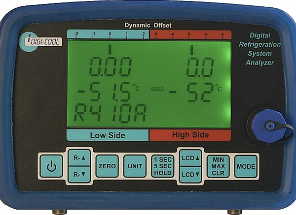 Digital Refrigeration System Analyzer Model RAC 037