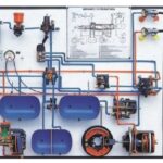 Automotive Twin Line Hydraulic-Pneumatic Braking System Model AM 203